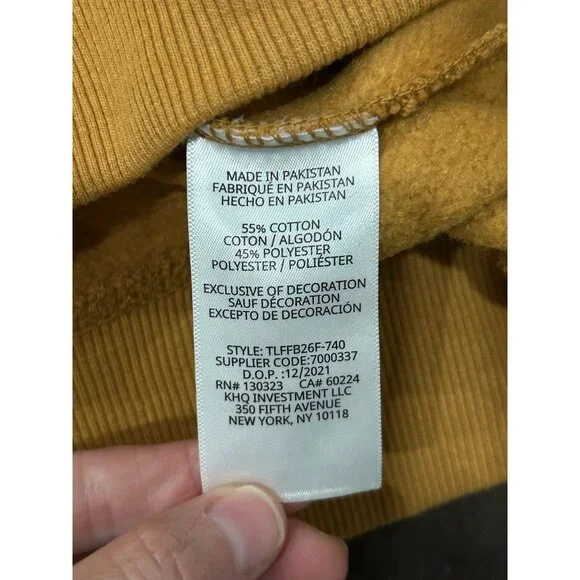 Timberland Kids Pullover Hoodie Tree Core Logo Kangaroo Pocket Size L Streetwear - Picture 6 of 11